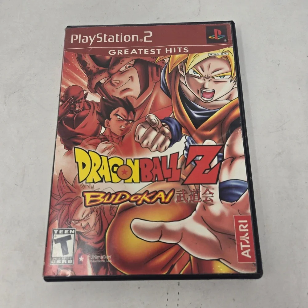 Dragon Ball Z Budokai PS2 PlayStation 2 Greatest Hits Atari Fighting Game CIB